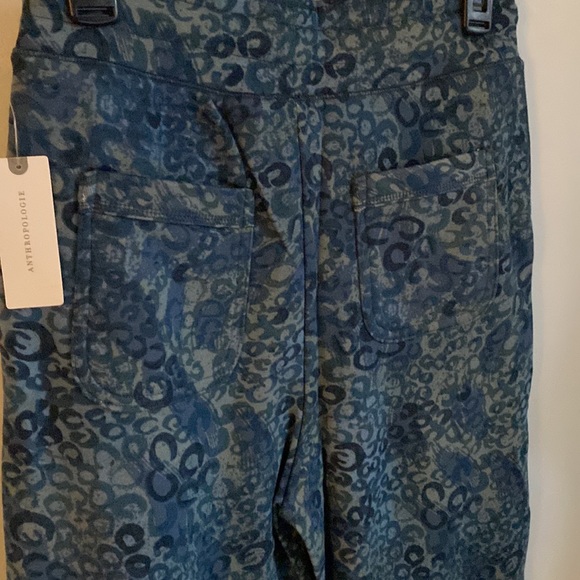 NWT Comfy Anthropologie Floral Print Pull On Joggers Lounge Sweatpants - Picture 7 of 8